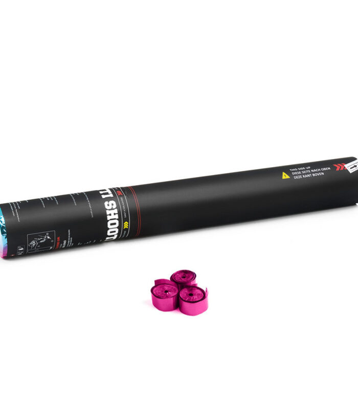 TCM FX - Kézi működtetésű Szalag Ágyú 50cm - Rózsaszín Metallic